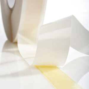 485 - Rubber Resin Adhesive Strip - Amber, 0.4; 1 & 2mm