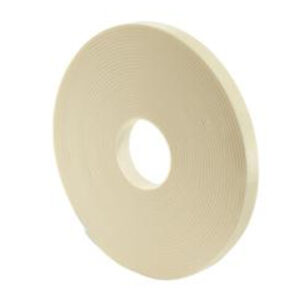 3124 - PVC Single Sided Foam Tape - Soft, White, Air & Dust Seal, Fixed Backing.