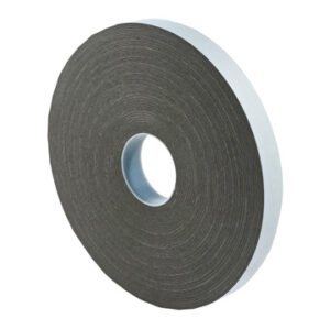 3509 - PVC Single Sided Foam Tape - Hard, Black, Waterseal