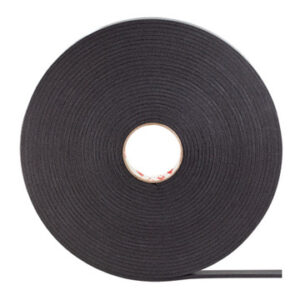 3829 - Polyethylene Single Sided Foam Tape - Black, Weatherseal